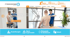 Desktop Screenshot of fysiocenterbladel.nl